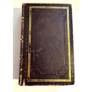 1835 Book of Common Prayer Leather Bound Etched Illustrations